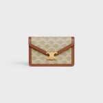 WALLET ON CHAIN MARGO IN TRIOMPHE CANVAS AND CALFSKIN GREGE